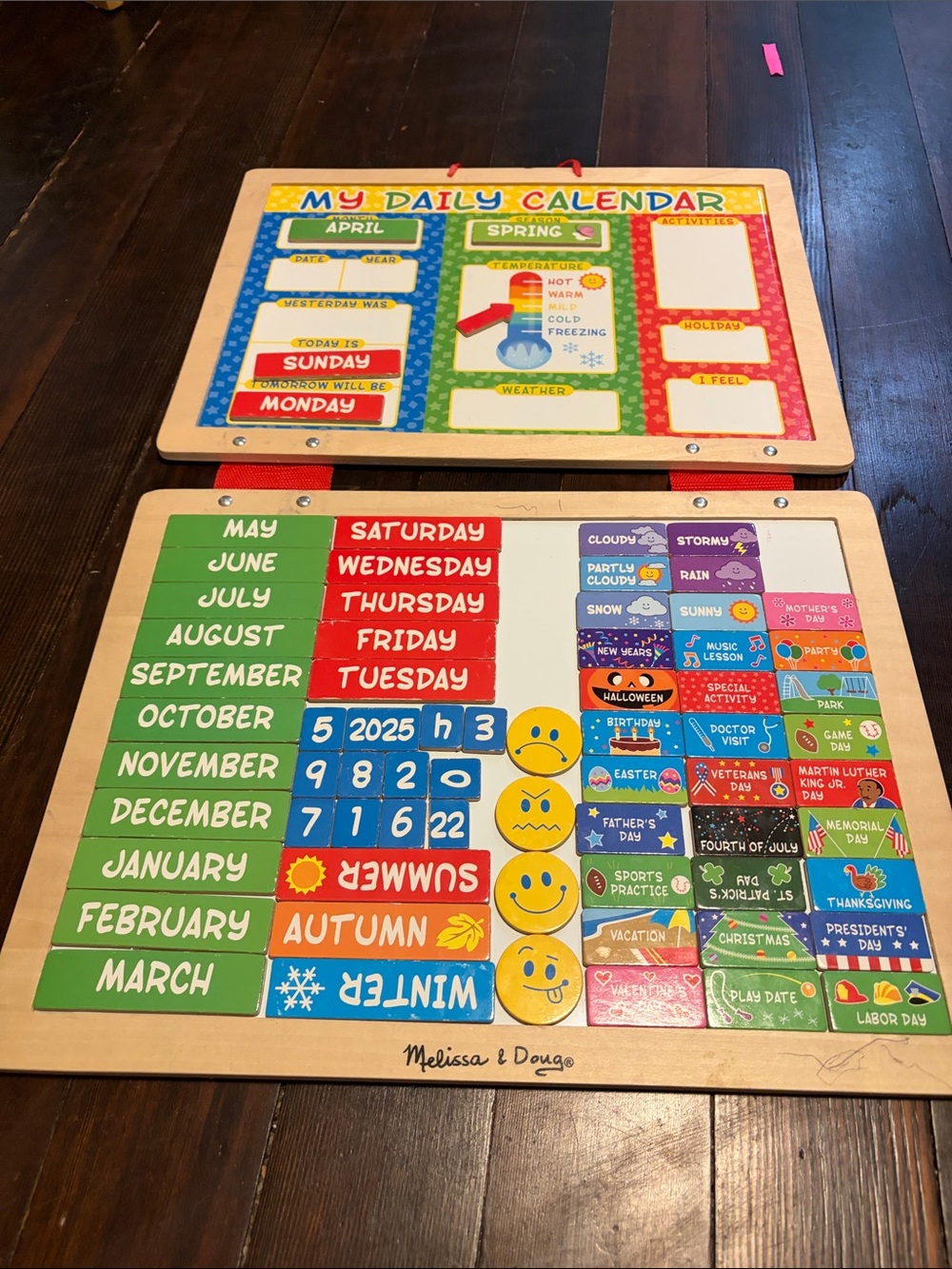 Melissa & Doug My Daily Calendar - Preschool Educational Calendar days, weather - Picture 6 of 6